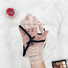 Quần lót ren không viền kiểu dáng dây nơ sexy quyến rũ size M, XL, XXL - QLRL0012