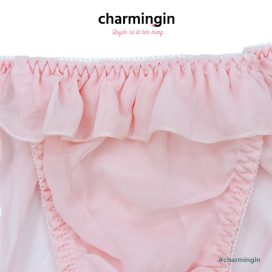 Quần lót voan bèo lưng co giãn dễ thương ngọt ngào size M, L, LL - QLRL0014