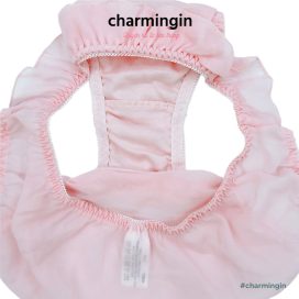 Quần lót voan bèo lưng co giãn dễ thương ngọt ngào size M, L, LL - QLRL0014