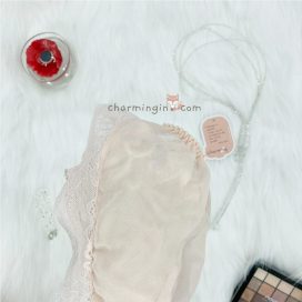 Quần lót viền ren lưng bèo voan dễ thương size M, L - QLRL0015