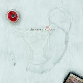 Quần lót viền ren lưng bèo voan dễ thương size M, L - QLRL0015