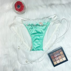 Quần lót ren lưới satin không viền cao cấp - QLST0007