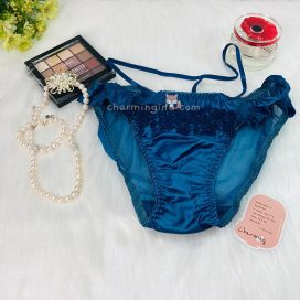 Quần lót satin thời trang dây lưng cao size M, L, LL - QLST0008