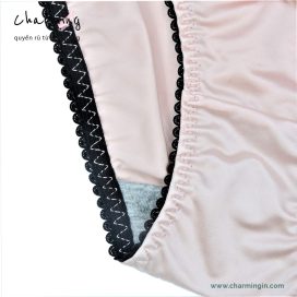 Quần lót satin thời trang phong cách size L - QLST0009