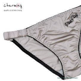 Quần lót satin thời trang phong cách size L - QLST0009