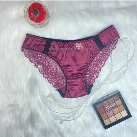 Quần lót ren satin cao cấp không viền Freesize M-L - QLST0011