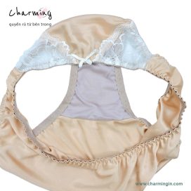 [FORM RỘNG] Quần lót satin siêu mềm mịn kiểu cổ điển sang trọng, quý phái size M, L - QLST0018