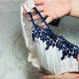 Quần lót dệt kim - satin thời trang size L, LL - QLST0019