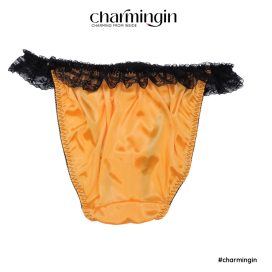 [FORM RỘNG] Quần lót satin mềm mịn lưng ren co giãn size M-L - QLST0022