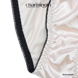 Quần lót satin cao cấp siêu mềm mịn dây ren hông sexy size M - QLST0032