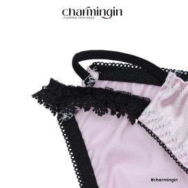 Quần lót satin cao cấp siêu mềm mịn dây ren hông sexy size M - QLST0032