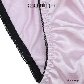 Quần lót satin cao cấp siêu mềm mịn dây ren hông sexy size M - QLST0032