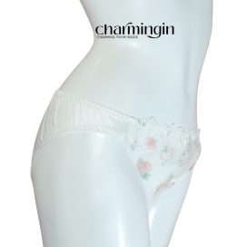 Quần lót dệt kim họa tiết hoa dễ thương size M, L, LL - QLDK0007