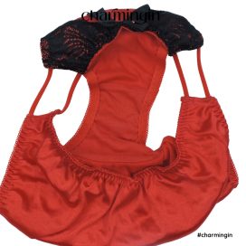 Quần lót satin cao cấp mềm mịn dây hông đôi sexy - QLST0035