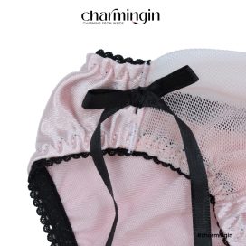 [FORM RỘNG] Quần lót satin siêu mềm mịn nơ đôi quyến rũ size M - QLST0036