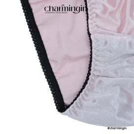 [FORM RỘNG] Quần lót satin siêu mềm mịn nơ đôi quyến rũ size M - QLST0036