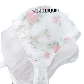 Quần lót dệt kim họa tiết hoa dễ thương size M, L, LL - QLDK0007
