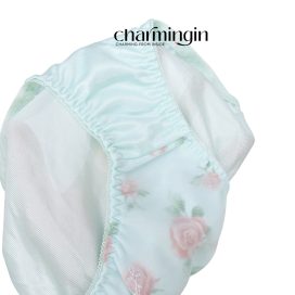 Quần lót dệt kim họa tiết hoa dễ thương size M, L, LL - QLDK0007