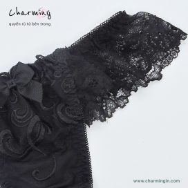 Quần lót T-back (lọt khe) lưng bèo ren co giãn sexy quyến rũ size M - QLTB0010