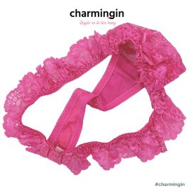 Quần lót T-back (lọt khe) satin lụa bóng phối ren sexy quyến rũ size S, M, L, LL - QLTB0016