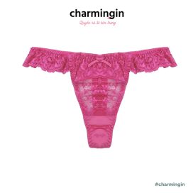 Quần lót T-back (lọt khe) satin lụa bóng phối ren sexy quyến rũ size S, M, L, LL - QLTB0016