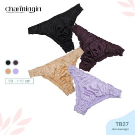 [FORM RỘNG] Quần lót T-back (lọt khe) satin cao cấp siêu mềm mịn siêu co giãn size Âu Mỹ - QLTB0027