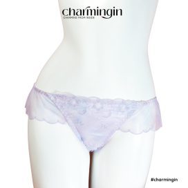 [FORM RỘNG] Quần lót T-back (lọt khe) dệt kim thời trang màu pastel lưng voan co giãn size M, L, 3L, 4L - QLTB0048
