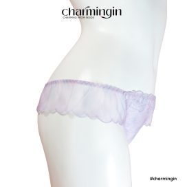 [FORM RỘNG] Quần lót T-back (lọt khe) dệt kim thời trang màu pastel lưng voan co giãn size M, L, 3L, 4L - QLTB0048