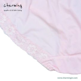 Quần lót thun lạnh cao cấp ren hoa lưng bản to size L - QLTL0007