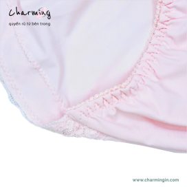 Quần lót thun lạnh cao cấp ren hoa lưng bản to size L - QLTL0007