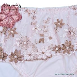 Quần lót thun lạnh cao cấp ren hoa lưng bản to size L - QLTL0007