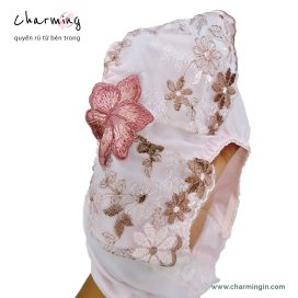 Quần lót thun lạnh cao cấp ren hoa lưng bản to size L - QLTL0007