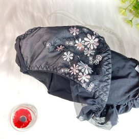 Quần lót ren thun lạnh lưng co giãn size M - QLTL0012