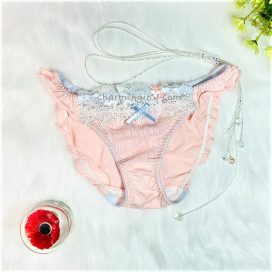 Quần lót lưng co giãn ren nơ dễ thương size M-L - QLTL0014