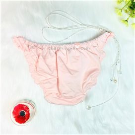 Quần lót lưng co giãn ren nơ dễ thương size M-L - QLTL0014