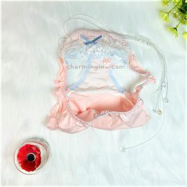 Quần lót lưng co giãn ren nơ dễ thương size M-L - QLTL0014