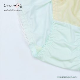 Quần lót thun lạnh ren nơ dễ thương lưng co giãn size M-L - QLTL0016