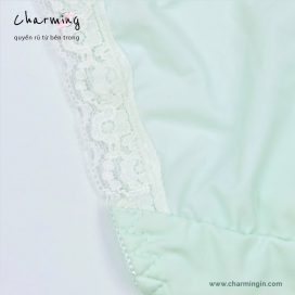 Quần lót thun lạnh ren nơ dễ thương lưng co giãn size M-L - QLTL0016