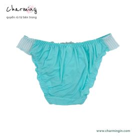Quần lót thun lạnh bèo voan dễ thương size M, L - QLTL0017