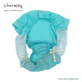 Quần lót thun lạnh bèo voan dễ thương size M, L - QLTL0017