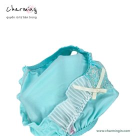 Quần lót thun lạnh bèo voan dễ thương size M, L - QLTL0017