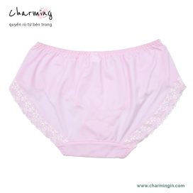 [FORM RỘNG] Quần lót thun lạnh ren hoa lưng bản to sang trọng size M, L - QLTL0018