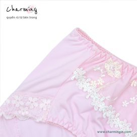 [FORM RỘNG] Quần lót thun lạnh ren hoa lưng bản to sang trọng size M, L - QLTL0018