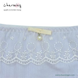 Quần lót ren thun 4 chiều dễ thương lưng bản to size LL - QLTT0003
