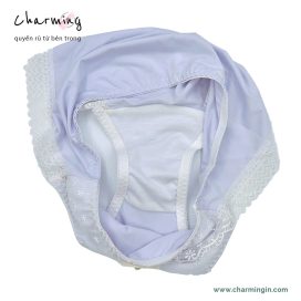 Quần lót ren thun 4 chiều dễ thương lưng bản to size LL - QLTT0003
