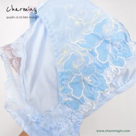 [FORM RỘNG] Quần lót ren thun siêu mịn sang trọng quý phái đủ size M, L, LL, 3L, 4L - QLTT0005