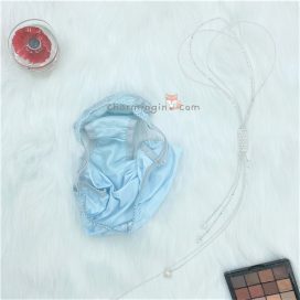 Quần lót thun dây hông phối ren họa tiết sang trọng size L - QLTT0010