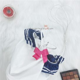 Quần lót thun thủy thủ siêu cute lưng co giãn (cosplay) size M, 3L - QLTT0012