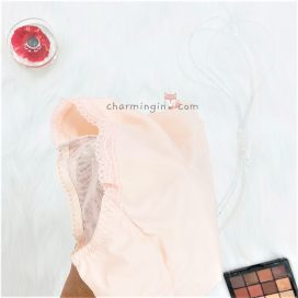 Quần lót thun lưng bản to ren hoa sang trọng size M - QLTT0013