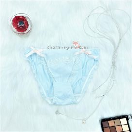 Combo 5 cái quần lót thun viền ren nơ dễ thương size M (có lẻ size) - QLTT0014